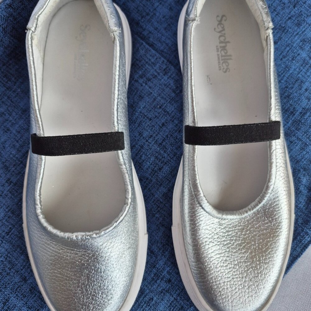 SEYCHELLES MOON CHILD METALLIC ANKLE SHOES